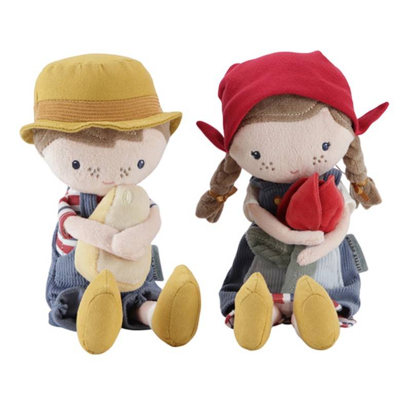 Little Dutch cuddle doll Farme Rosa 35 cm Little Farm mīkstā lellīte fermere Rosa Little Dutch cuddle doll Farme Rosa 35 cm Little Farm mīkstā lellīte fermere Rosa