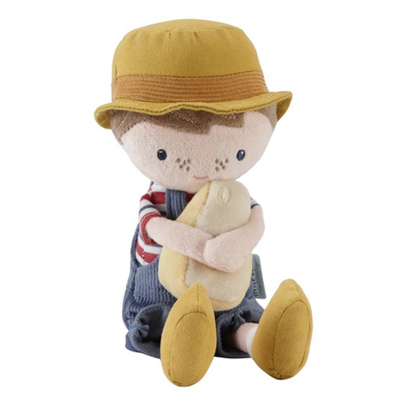 Little Dutch cuddle doll farmer Jim 35 cm Little Farm mīkstā lellīte fermeris Džims Little Dutch cuddle doll farmer Jim 35 cm Little Farm mīkstā lellīte fermeris Džims