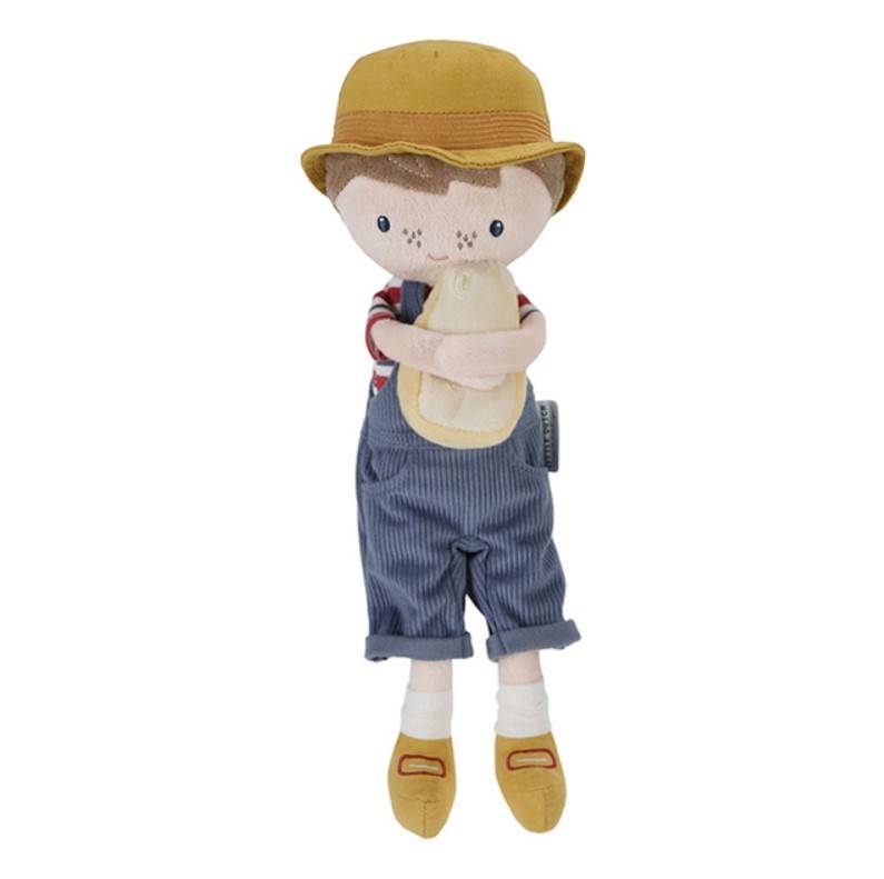 Little Dutch cuddle doll farmer Jim 35 cm Little Farm mīkstā lellīte fermeris Džims Little Dutch cuddle doll farmer Jim 35 cm Little Farm mīkstā lellīte fermeris Džims
