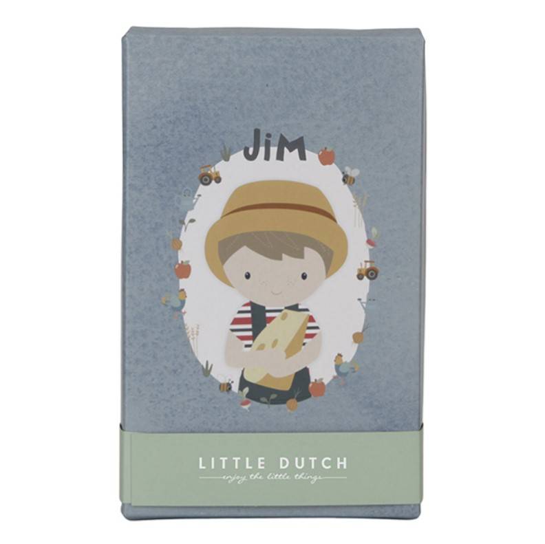 Little Dutch cuddle doll farmer Jim 35 cm Little Farm mīkstā lellīte fermeris Džims Little Dutch cuddle doll farmer Jim 35 cm Little Farm mīkstā lellīte fermeris Džims