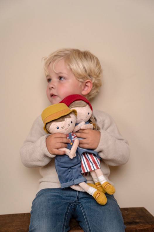 Little Dutch cuddle doll farmer Jim 35 cm Little Farm mīkstā lellīte fermeris Džims Little Dutch cuddle doll farmer Jim 35 cm Little Farm mīkstā lellīte fermeris Džims