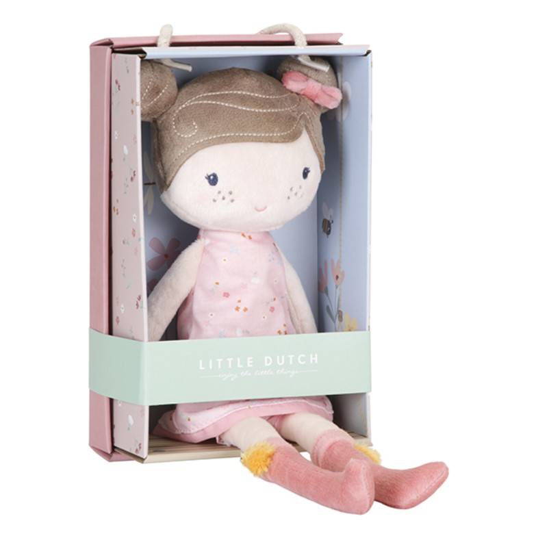 Little Dutch cuddle doll Rosa 35 cm Little Pink Flowers mīkstā lellīte Rosa Little Dutch cuddle doll Rosa 35 cm Little Pink Flowers mīkstā lellīte Rosa