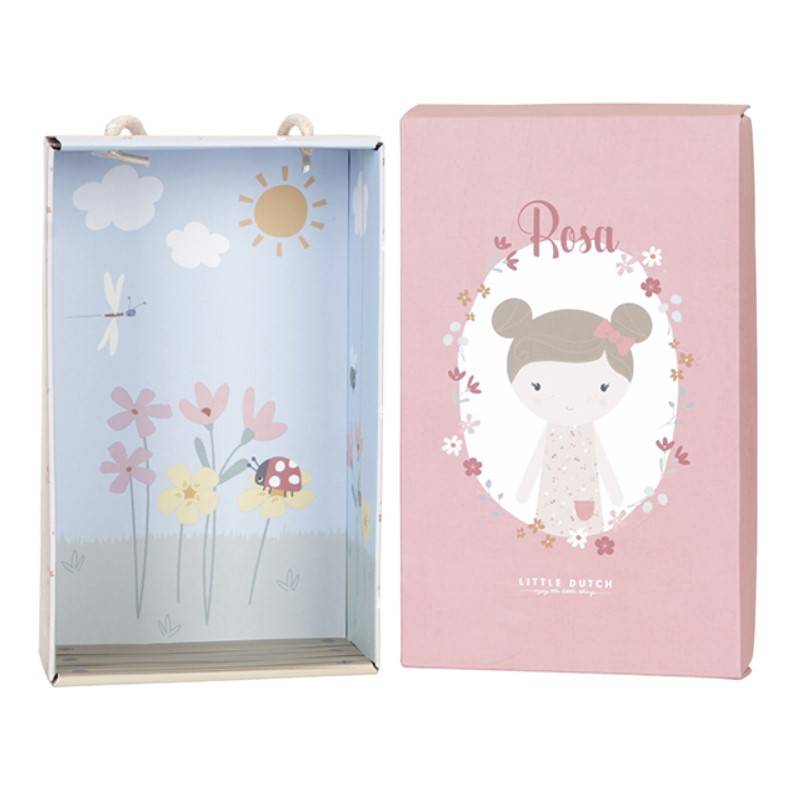 Little Dutch cuddle doll Rosa 35 cm Little Pink Flowers mīkstā lellīte Rosa Little Dutch cuddle doll Rosa 35 cm Little Pink Flowers mīkstā lellīte Rosa