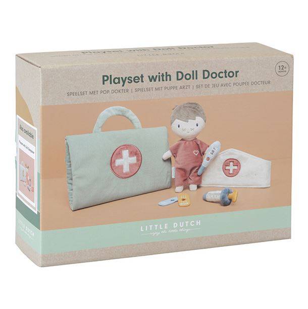 Little Dutch Playset with doll ´Doctor´ daktera rotaļu komplekts Little Dutch Playset with doll ´Doctor´ daktera rotaļu komplekts