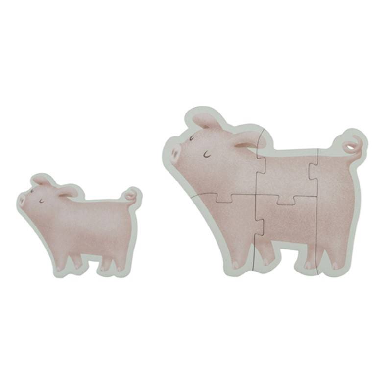 Little Dutch 6 in 1 puzzles Little Farm komplekts ar 6 puzlēm Little Dutch 6 in 1 puzzles Little Farm komplekts ar 6 puzlēm