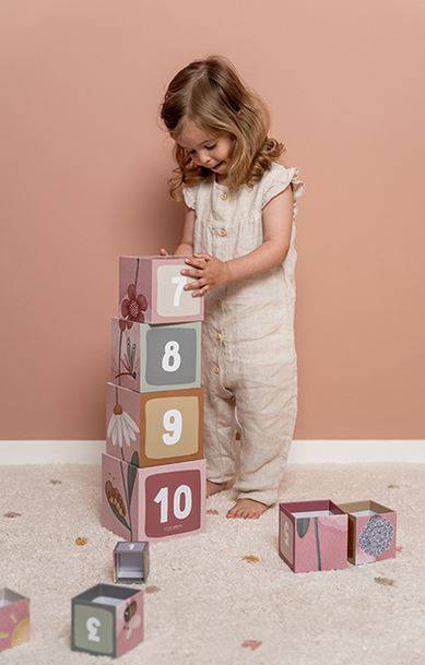 Little Dutch Building Blocks cardboard ´Flowers & Butterflies´ FSC kraušanas kluču tornis Little Dutch Building Blocks cardboard ´Flowers & Butterflies´ FSC kraušanas kluču tornis