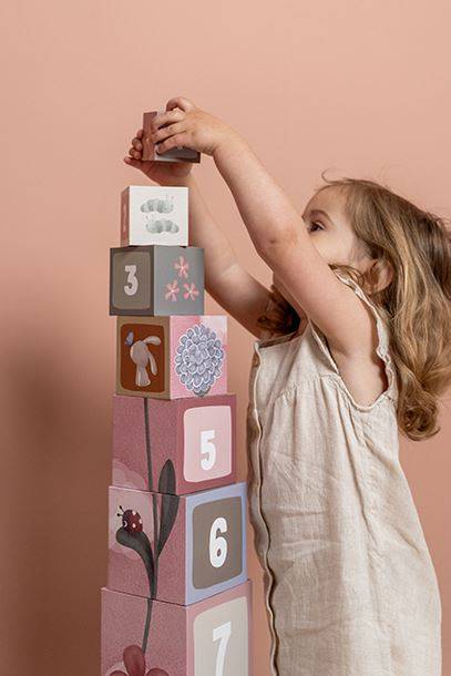 Little Dutch Building Blocks cardboard ´Flowers & Butterflies´ FSC kraušanas kluču tornis Little Dutch Building Blocks cardboard ´Flowers & Butterflies´ FSC kraušanas kluču tornis