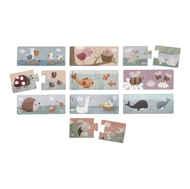 Little Dutch Duo Puzzle Flowers & Butterflies puzle Little Dutch Duo Puzzle Flowers & Butterflies puzle