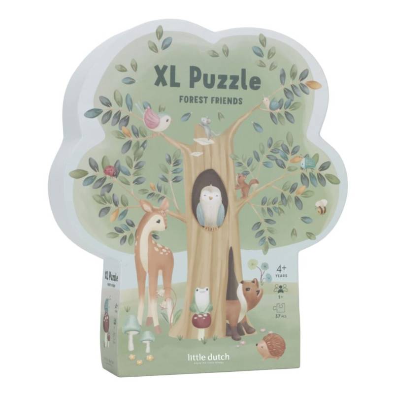 Little Dutch Floor Puzzle XL Forest Friends lielā grīdas puzle