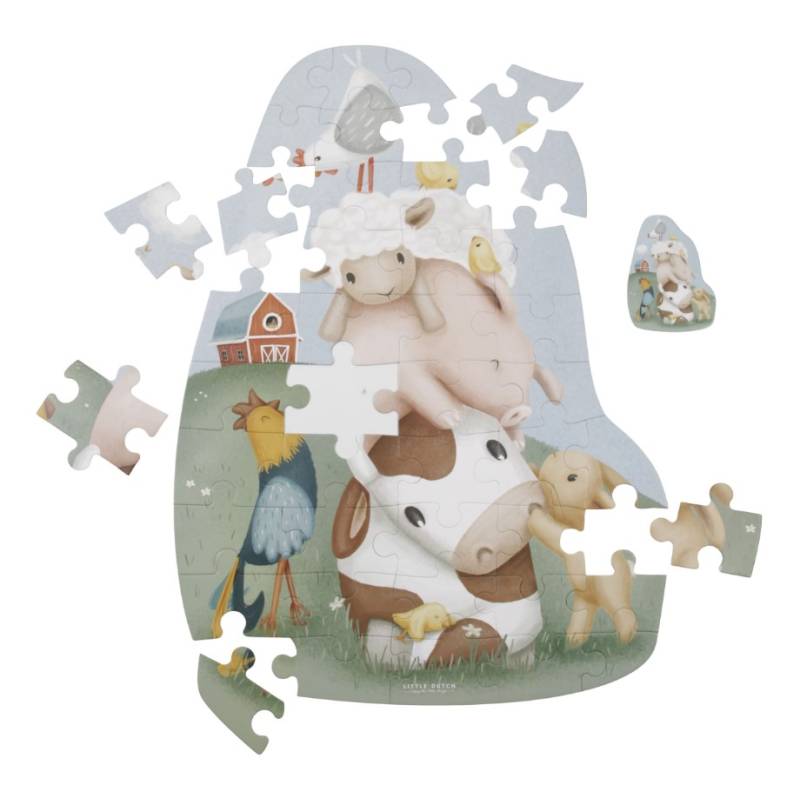 Little Dutch floor puzzle XL Little Farm lielā grīdas puzle Little Dutch floor puzzle XL Little Farm lielā grīdas puzle