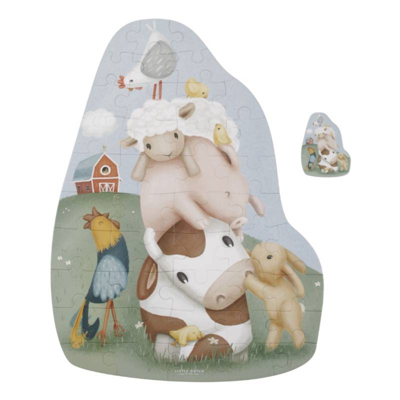 Little Dutch floor puzzle XL Little Farm lielā grīdas puzle Little Dutch floor puzzle XL Little Farm lielā grīdas puzle