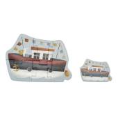 Little Dutch 6 in 1 Puzzles Sailors Bay komplekts ar 6 puzlēm