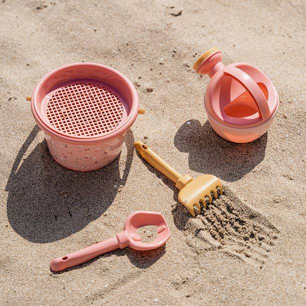 Little Dutch Beach Set Flowers & Butterflies smilšu rotaļlietas rozā Little Dutch Beach Set Flowers & Butterflies smilšu rotaļlietas rozā