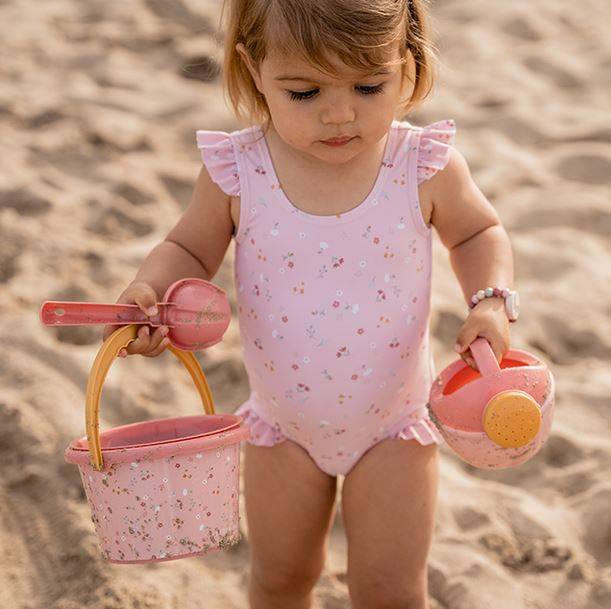 Little Dutch Beach Set Flowers & Butterflies smilšu rotaļlietas rozā Little Dutch Beach Set Flowers & Butterflies smilšu rotaļlietas rozā