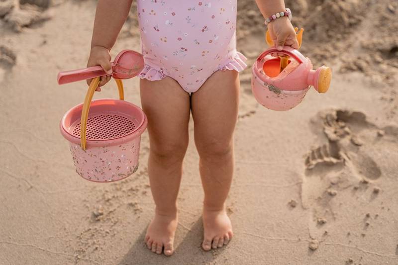 Little Dutch Beach Set Flowers & Butterflies smilšu rotaļlietas rozā Little Dutch Beach Set Flowers & Butterflies smilšu rotaļlietas rozā