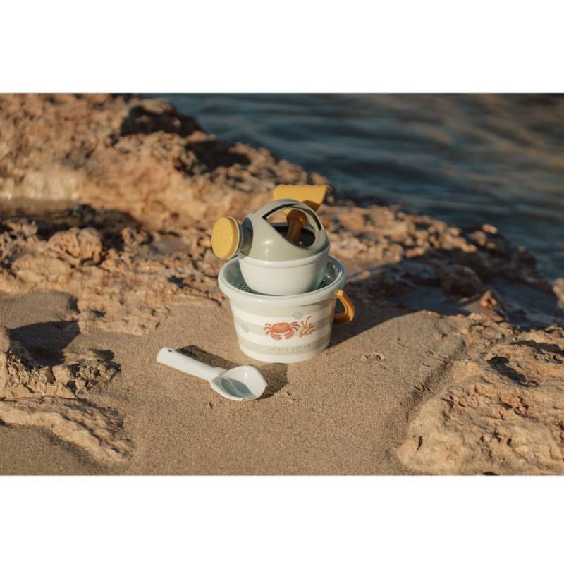 Little Dutch Beach set of 5 pcs Fresh greens smilšu rotaļlietu komplekts Little Dutch Beach set of 5 pcs Fresh greens smilšu rotaļlietu komplekts