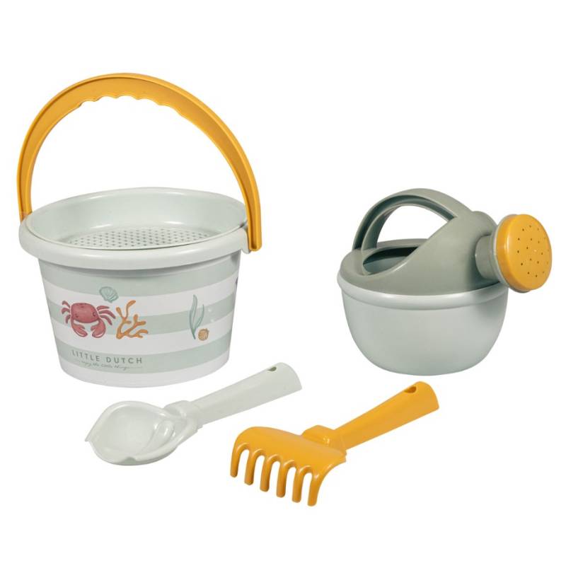 Little Dutch Beach set of 5 pcs Fresh greens smilšu rotaļlietu komplekts Little Dutch Beach set of 5 pcs Fresh greens smilšu rotaļlietu komplekts