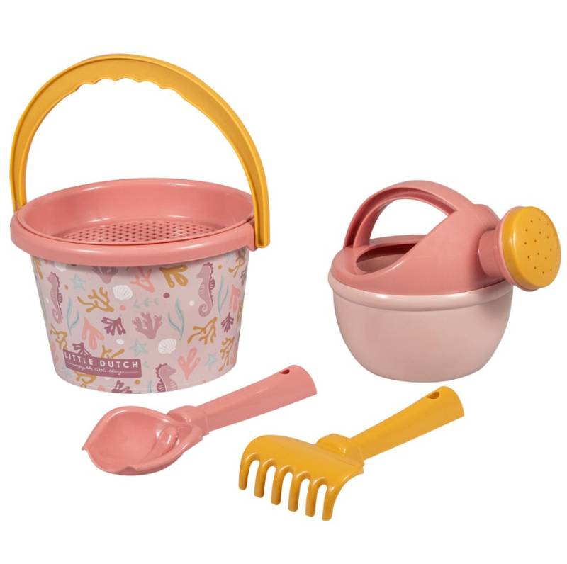 Little Dutch Beach set of 5 pcs Ocean dreams pink smilšu rotaļlietu komplekts Little Dutch Beach set of 5 pcs Ocean dreams pink smilšu rotaļlietu komplekts