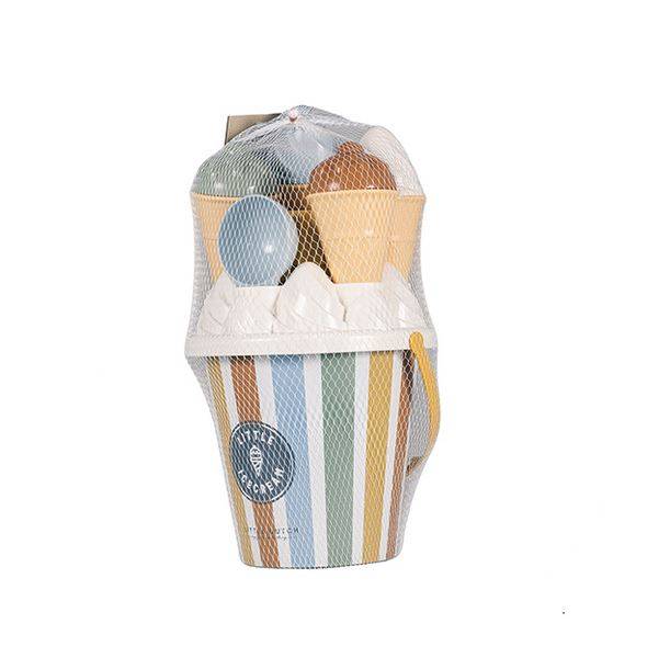 Little Dutch beach set ´Ice Cream – Vintage´ 14-piece smilšu rotaļlietu komplekts Little Dutch beach set ´Ice Cream – Vintage´ 14-piece smilšu rotaļlietu komplekts