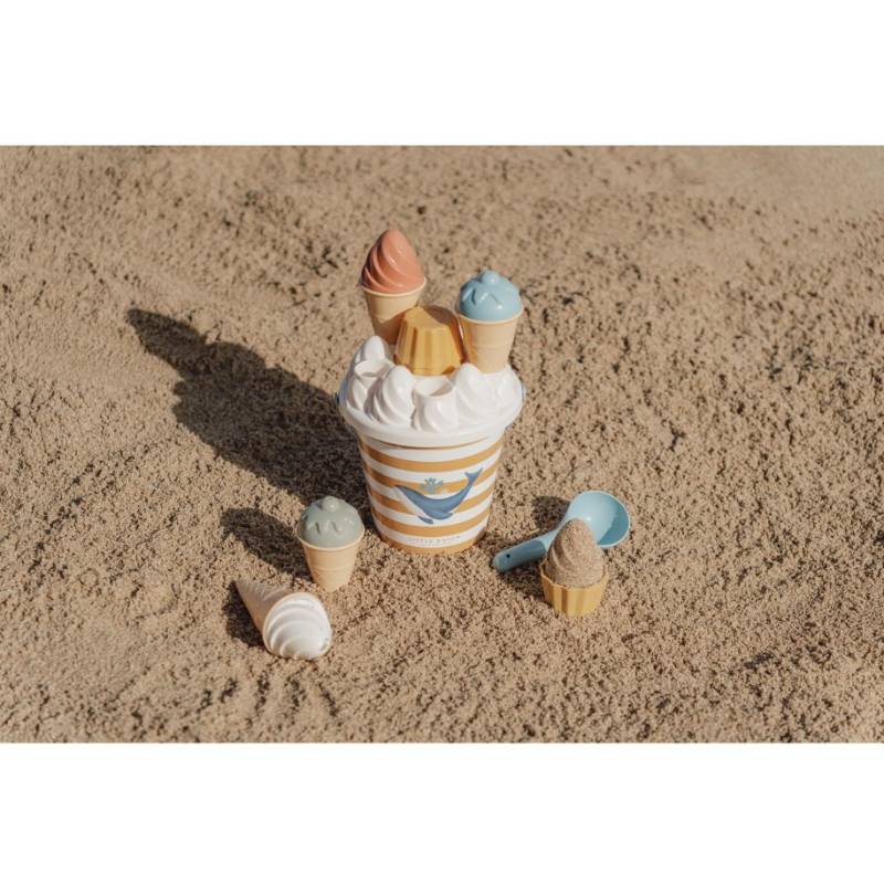 Little Dutch Ice cream beach set Ocean dreams blue smilšu rotaļlietu komplekts Little Dutch Ice cream beach set Ocean dreams blue smilšu rotaļlietu komplekts