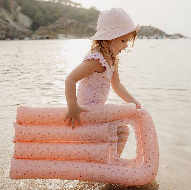 Little Dutch Lie-on float ´Little Pink Flowers´ piepūšamais peldmatracis Little Dutch Lie-on float ´Little Pink Flowers´ piepūšamais peldmatracis