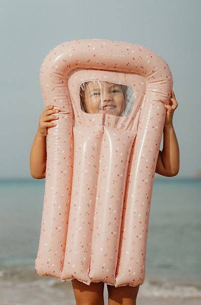 Little Dutch Lie-on float ´Little Pink Flowers´ piepūšamais peldmatracis Little Dutch Lie-on float ´Little Pink Flowers´ piepūšamais peldmatracis