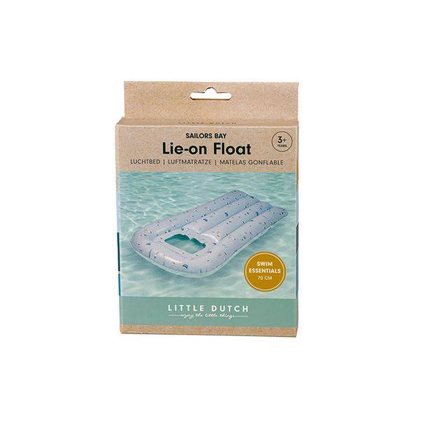 Little Dutch Lie-on float ´Sailors Bay´ piepūšamais peldmatracis Little Dutch Lie-on float ´Sailors Bay´ piepūšamais peldmatracis