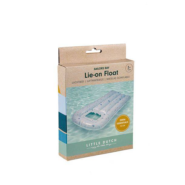 Little Dutch Lie-on float ´Sailors Bay´ piepūšamais peldmatracis Little Dutch Lie-on float ´Sailors Bay´ piepūšamais peldmatracis