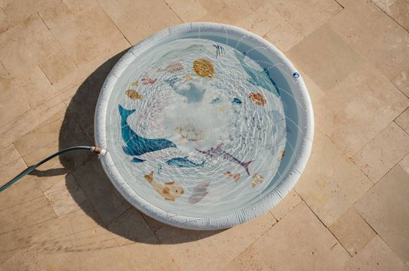 Little Dutch sprinkler mat ´Sea Life´ ūdens rotaļu paklājiņš ar strūklaku Little Dutch sprinkler mat ´Sea Life´ ūdens rotaļu paklājiņš ar strūklaku