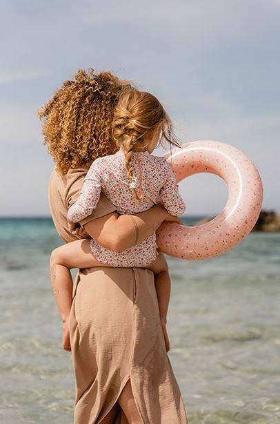 Little Dutch Swim Ring Little Pink Flowers peldriņķis rozā Little Dutch Swim Ring Little Pink Flowers peldriņķis rozā