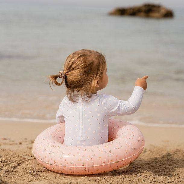 Little Dutch Swim Ring Little Pink Flowers peldriņķis rozā Little Dutch Swim Ring Little Pink Flowers peldriņķis rozā