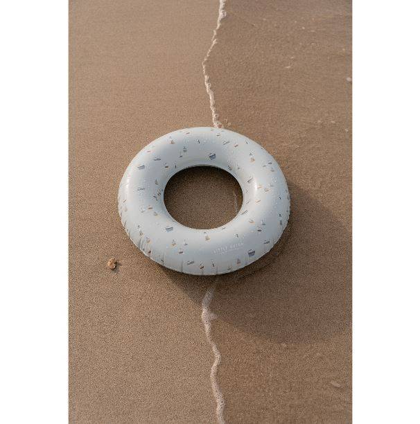 Little Dutch Swim Ring Sailors Bay Flowers peldriņķis zils