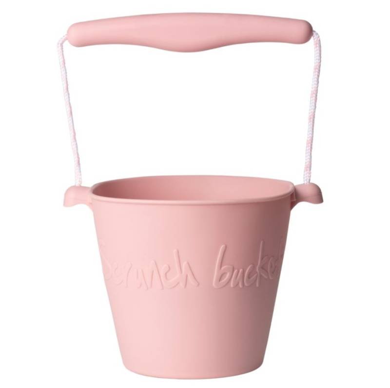 Scrunch bucket dusty rose silikona spainis