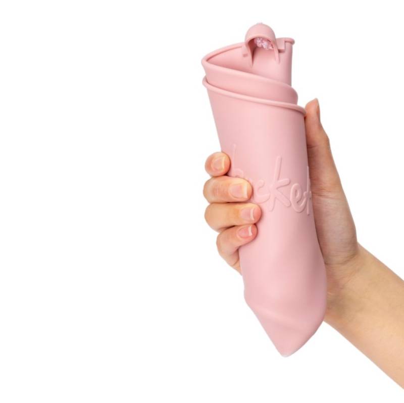 Scrunch bucket dusty rose silikona spainis Scrunch bucket dusty rose silikona spainis