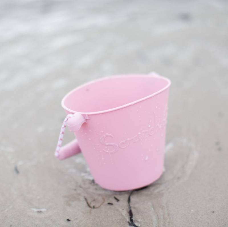 Scrunch bucket dusty rose silikona spainis Scrunch bucket dusty rose silikona spainis