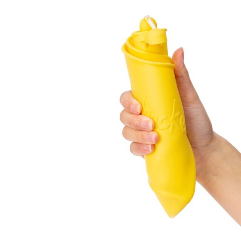 Scrunch bucket dusty yellow silikona spainis Scrunch bucket dusty yellow silikona spainis