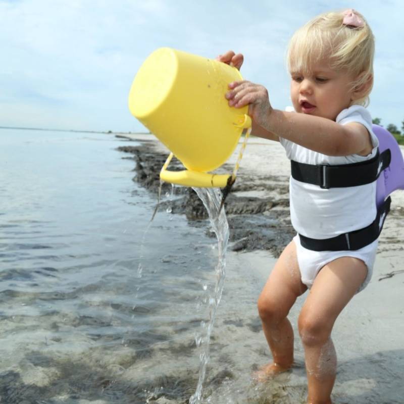 Scrunch bucket dusty yellow silikona spainis Scrunch bucket dusty yellow silikona spainis