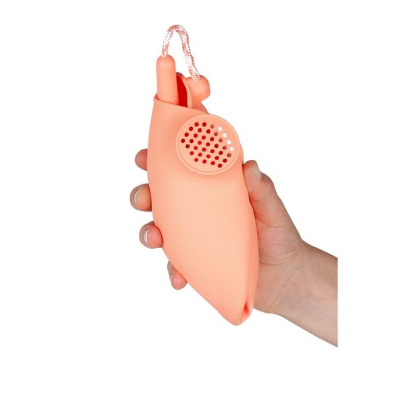 Scrunch watering can coral silikona lejkanna