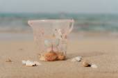 Little Dutch shell bucket Flowers & Butterflies pludmales spainītis