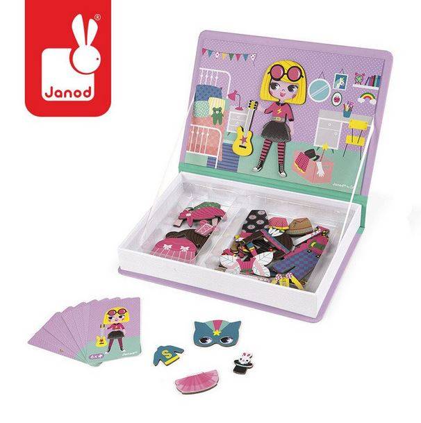 Janod Magnetic Book Costumes magnētiskā grāmata - kostīmi Janod Magnetic Book Costumes magnētiskā grāmata - kostīmi