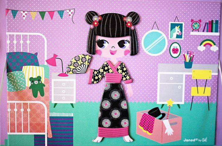 Janod Magnetic Book Costumes magnētiskā grāmata - kostīmi Janod Magnetic Book Costumes magnētiskā grāmata - kostīmi