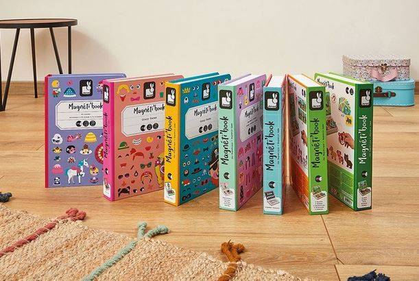 Janod Magnetic Book Crazy faces magnētiskā grāmata - jautrās sejas Janod Magnetic Book Crazy faces magnētiskā grāmata - jautrās sejas