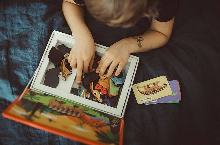 Janod Magnetic Book Dinosaurs magnētiskā grāmata - dinozauri Janod Magnetic Book Dinosaurs magnētiskā grāmata - dinozauri