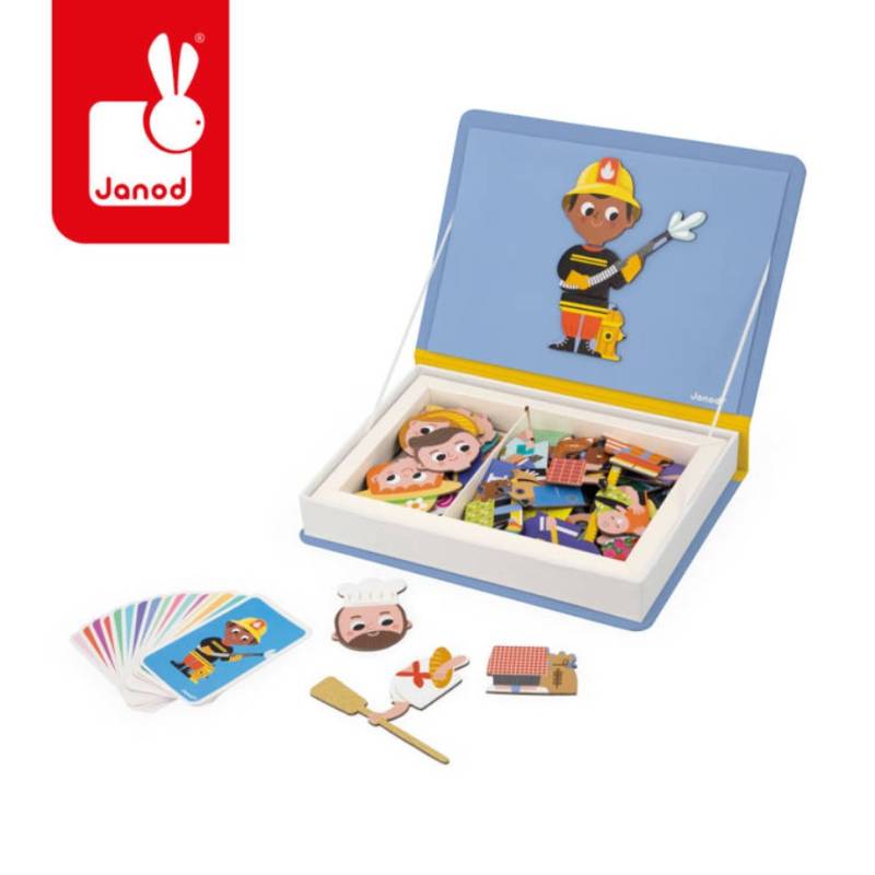 Janod Magnetic Book Jobs magnētiskā grāmata - profesijas Janod Magnetic Book Jobs magnētiskā grāmata - profesijas