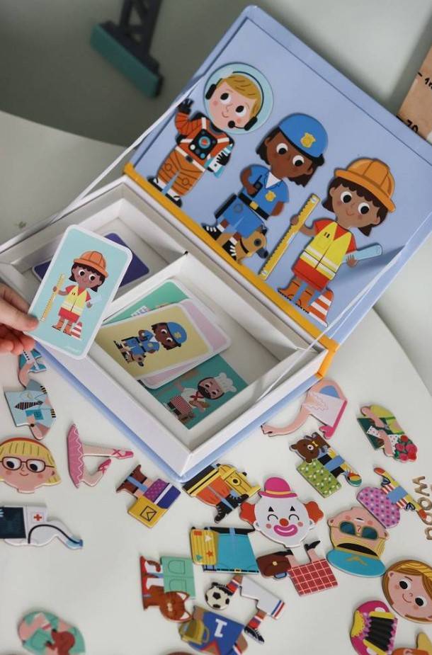 Janod Magnetic Book Jobs magnētiskā grāmata - profesijas Janod Magnetic Book Jobs magnētiskā grāmata - profesijas