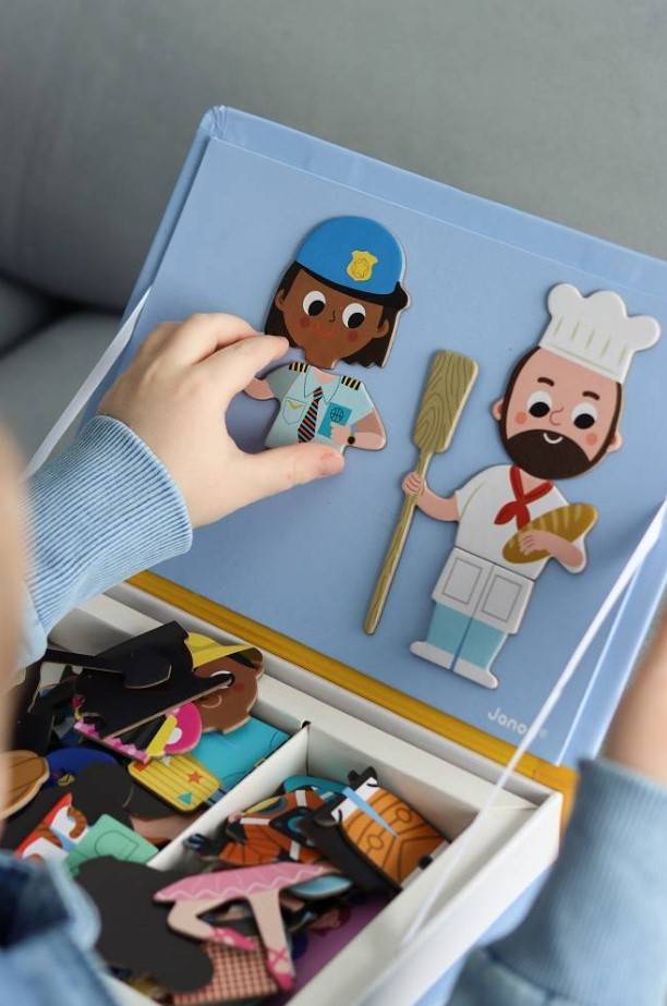 Janod Magnetic Book Jobs magnētiskā grāmata - profesijas Janod Magnetic Book Jobs magnētiskā grāmata - profesijas