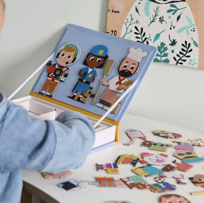 Janod Magnetic Book Jobs magnētiskā grāmata - profesijas Janod Magnetic Book Jobs magnētiskā grāmata - profesijas