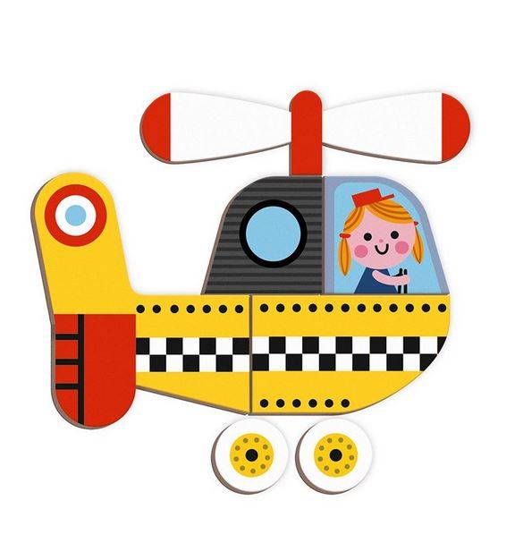 Janod Magnetic Book Racers magnētiskā grāmata - transportlīdzekļi Janod Magnetic Book Racers magnētiskā grāmata - transportlīdzekļi