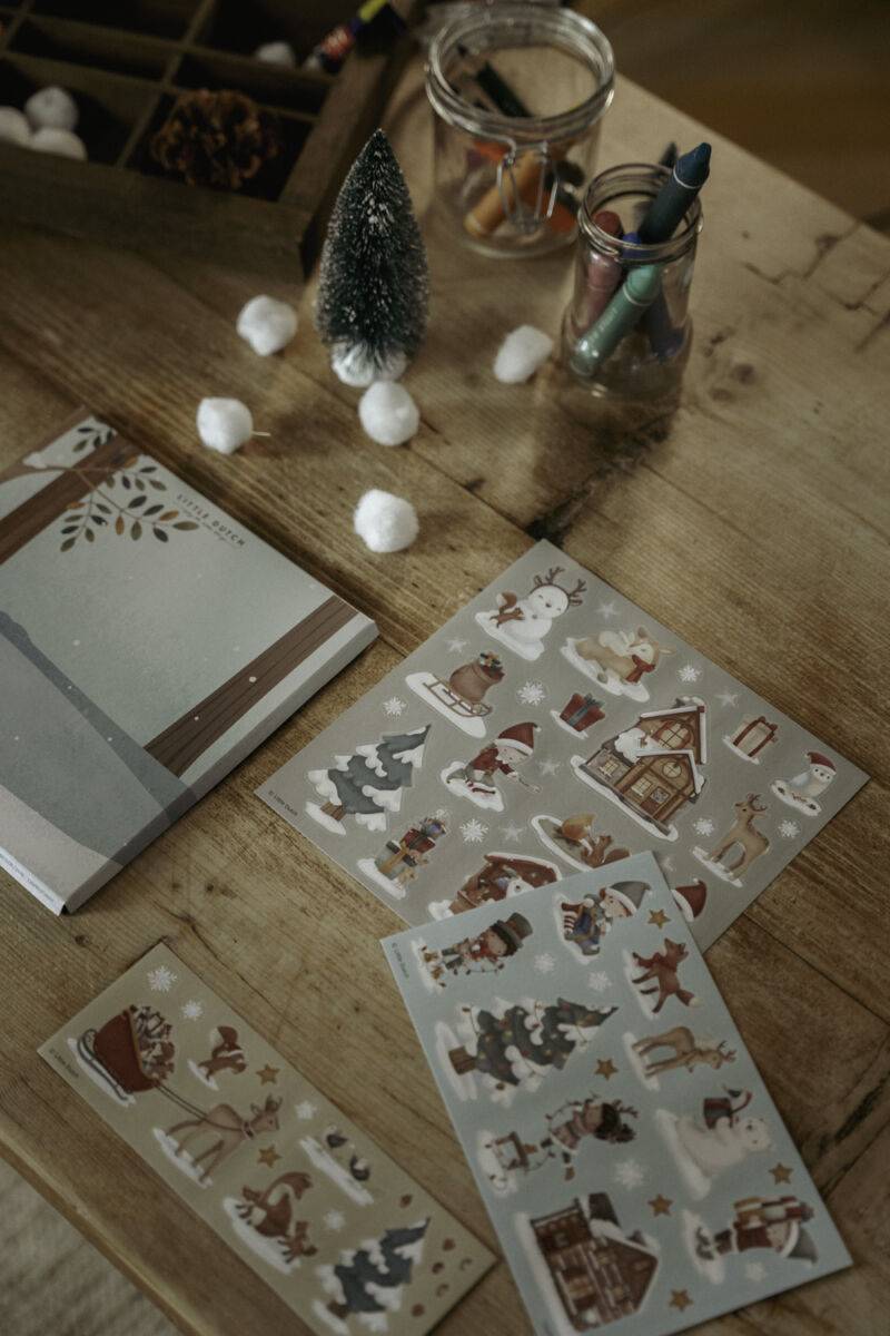 Little Dutch Sticker set Christmas Ziemassvētku uzlīmju komplekts Little Dutch Sticker set Christmas Ziemassvētku uzlīmju komplekts