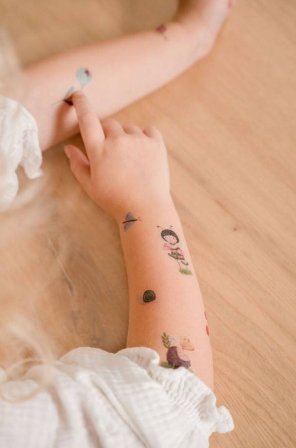 Little Dutch Tattoos Rosa and Friends bērnu tetovējumi Little Dutch Tattoos Rosa and Friends bērnu tetovējumi